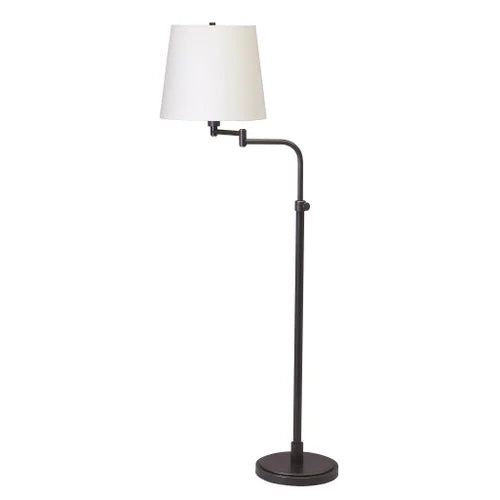 House of Troy Townhouse Adjustable Swing Arm Oil Rubbed Bronze Floor Lamp