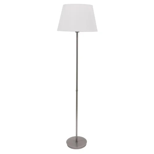 House of Troy Vernon 3-Bulb Platinum Gray Floor Lamp