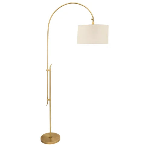 House of Troy Windsor 84" Antique Brass Floor Lamp