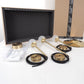 Intueri Light Bullarum 10" x 10" x (12" / 18") Brass or Copper Chandelier With Hand-Blowen Glass