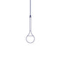 Intueri Light Bullarum 12" x 4" x (max 79") Brass or Copper Chandelier With Hand-Blowen Glass