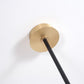 Intueri Light Bullarum 49" x 4" x (23" - 32") Brass or Copper Chandelier With Hand-Blowen Glass