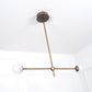Intueri Light Bullarum Pure TS2 31" x 5" Brass Body, Glass Sphere