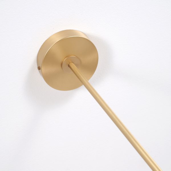 Intueri Light Bullarum Pure TS2 31" x 5" Brass Body, Glass Sphere