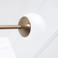 Intueri Light Bullarum Pure TS2 31" x 5" Brass Body, Glass Sphere