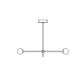 Intueri Light Bullarum Pure TS2 31" x 5" Brass Body, Glass Sphere