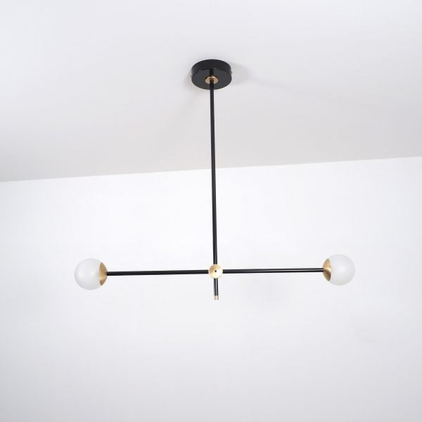 Intueri Light Bullarum Pure TS2 31" x 5" Brass Body, Glass Sphere