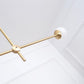 Intueri Light Bullarum Pure TS2 31" x 5" Brass Body, Glass Sphere