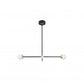 Intueri Light Bullarum Pure TS2 31" x 5" Brass Body, Glass Sphere
