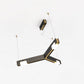 Intueri Light Cubi Series 03.645 25" x 3" x 22" Brass or Steel body , Cast glass