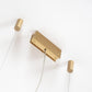 Intueri Light Cubi Series 04.1244 49" x 2" x 19" Brass or Steel body , Cast glass