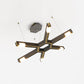 Intueri Light Cubi Series 06.860 34" x 3" x 39" Brass or Steel body , Cast glass