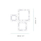Intueri Light Cubi Series 10.1060 42" x 2" x 47" Brass or Steel body , Cast glass