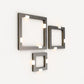 Intueri Light Cubi Series 10.1060 42" x 2" x 47" Brass or Steel body , Cast glass