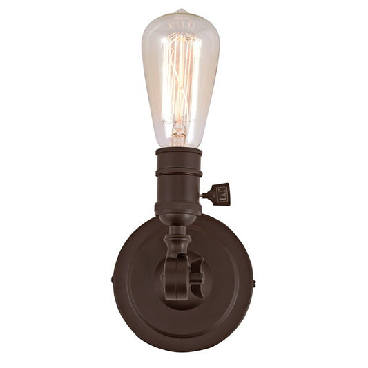 JVI Designs Soho Oil Rubbed Bronze 1-Light Swivel Wall Sconce