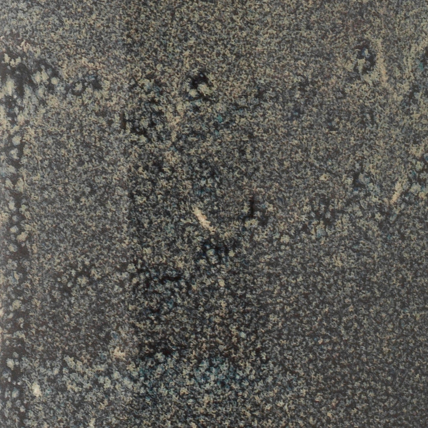 Jamie Young Berkeley 12" x 20" 1-Light Royal Blue Reactive Glaze Ceramic Table Lamp With Sea Salt Linen Drum Shade