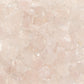 Jamie Young Bijou 11" x 17" 1-Light Pink Quartz & Gold Leaf Metal Table Lamp With White Linen Cone Shade