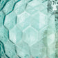 Jamie Young Clark 10" 1-Light Aqua Honeycomb-Patterned Glass Pendant Light