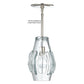 Jamie Young Talon 9" 1-Light Handblown Clear Glass Pendant Light