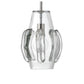 Jamie Young Talon 9" 1-Light Handblown Clear Glass Pendant Light