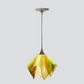 Jezebel Gallery Flame Signature 11" x 10" Large Buttercup Pendant Light With Brown Hardware