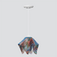 Jezebel Gallery Flame Signature 11" x 10" Large Daily Lily Pendant Light With White Hardware