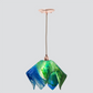 Jezebel Gallery Flame Signature 11" x 10" Large Fern Pendant Light With Copper Hardware