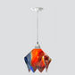 Jezebel Gallery Flame Signature 11" x 10" Large Garnet Pendant Light With Nickel Hardware