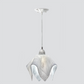 Jezebel Gallery Flame Signature 11" x 10" Large Lotus Pendant Light With Nickel Hardware