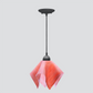 Jezebel Gallery Flame Signature 11" x 10" Large Peony Pendant Light With Black Hardware