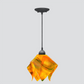 Jezebel Gallery Flame Signature 11" x 10" Large Snapdragon Pendant Light With Black Hardware