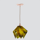 Jezebel Gallery Flame Signature 11" x 10" Large Treebark Pendant Light With Copper Hardware