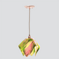 Jezebel Gallery Flame Signature 11" x 10" Large Tulip Pendant Light With Copper Hardware