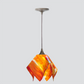 Jezebel Gallery Flame Signature 11" x 10" Large Zinna Pendant Light With Brown Hardware
