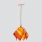 Jezebel Gallery Flame Signature 11" x 10" Large Zinna Pendant Light With Copper Hardware