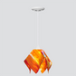 Jezebel Gallery Flame Signature 11" x 10" Large Zinna Pendant Light With White Hardware