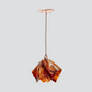 Jezebel Gallery Flame Signature 9" x 7" Small Begonia Pendant Light With Copper Hardware