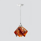 Jezebel Gallery Flame Signature 9" x 7" Small Begonia Pendant Light With Nickel Hardware