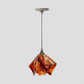 Jezebel Gallery Flame Signature 9" x 7" Small Black Eyed Susan Pendant Light With Brown Hardware