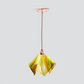 Jezebel Gallery Flame Signature 9" x 7" Small Buttercup Pendant Light With Copper Hardware