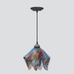 Jezebel Gallery Flame Signature 9" x 7" Small Daily Lily Pendant Light With Black Hardware