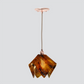 Jezebel Gallery Flame Signature 9" x 7" Small Earth Pendant Light With Copper Hardware