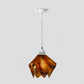 Jezebel Gallery Flame Signature 9" x 7" Small Earth Pendant Light With Nickel Hardware