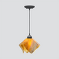 Jezebel Gallery Flame Signature 9" x 7" Small Honeysuckle Pendant Light With Black Hardware