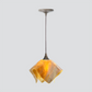 Jezebel Gallery Flame Signature 9" x 7" Small Honeysuckle Pendant Light With Brown Hardware