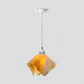 Jezebel Gallery Flame Signature 9" x 7" Small Honeysuckle Pendant Light With Nickel Hardware
