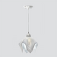 Jezebel Gallery Flame Signature 9" x 7" Small Lotus Pendant Light With Nickel Hardware
