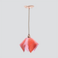 Jezebel Gallery Flame Signature 9" x 7" Small Peony Pendant Light With Copper Hardware