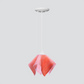 Jezebel Gallery Flame Signature 9" x 7" Small Peony Pendant Light With White Hardware