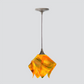 Jezebel Gallery Flame Signature 9" x 7" Small Snapdragon Pendant Light With Brown Hardware